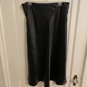 Midi Length Satin skirt